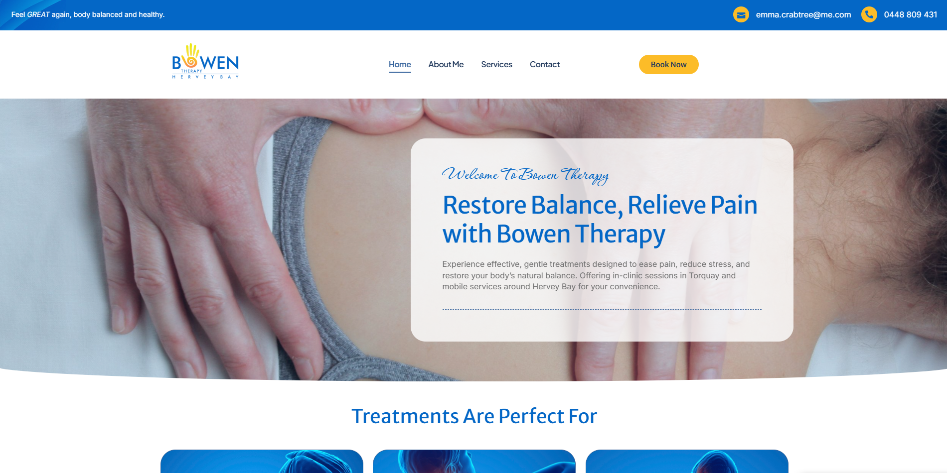 Bowen Therapy Hervey Bay